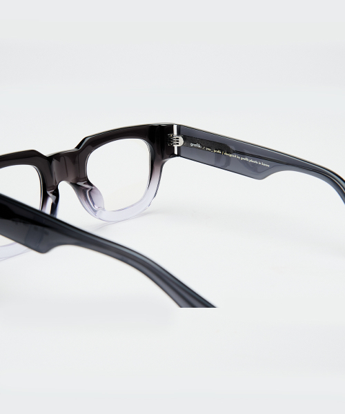 grafik:plastic（グラフィックプラスチック）の「moai 01_ gray gradation（メガネ・メンズ・その他・FREE）」の3枚目の写真