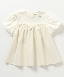 apres les cours（アプレレクール）の「【新色追加 WEB限定】バルーンスリーブペプラムトップス（Tシャツ/カットソー）」