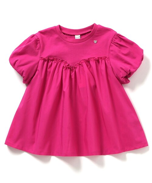 apres les cours(アプレレクール)の「【WEB限定】バルーンスリーブペプラムトップス(Tシャツ/カットソー・キッズ・ローズ/ラベンダー/オレンジ/ブラウン・80/90/100/110/120/130/140)」の19枚目の写真