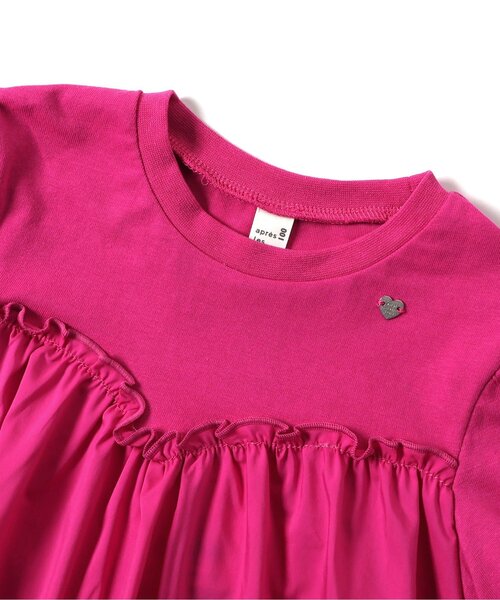 apres les cours(アプレレクール)の「【WEB限定】バルーンスリーブペプラムトップス(Tシャツ/カットソー・キッズ・ローズ/ラベンダー/オレンジ/ブラウン・80/90/100/110/120/130/140)」の21枚目の写真