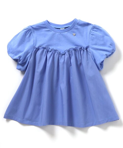 apres les cours(アプレレクール)の「【新色追加】バルーンスリーブペプラム半袖トップス(Tシャツ/カットソー・キッズ・ローズ/ラベンダー/オレンジ/ブラウン/アイボリー・80/90/100/110/120/130/140)」の19枚目の写真