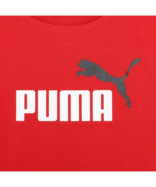 PUMA（プーマ）の「PUMA プーマ ボーイズ ESS 2 カラー NO. 1 ロゴ 半袖 Tシャツ アンド ショーツ（ジャージ・キッズ・レッド系その他/ブルー系その他/ホワイト×ブルー・130/140/120/150/160）」の6枚目の写真