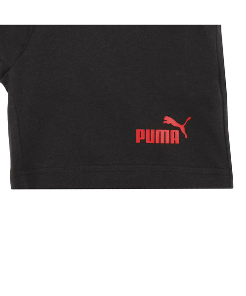 PUMA（プーマ）の「PUMA プーマ ボーイズ ESS 2 カラー NO. 1 ロゴ 半袖 Tシャツ アンド ショーツ（ジャージ・キッズ・レッド系その他/ブルー系その他/ホワイト×ブルー・130/140/120/150/160）」の10枚目の写真