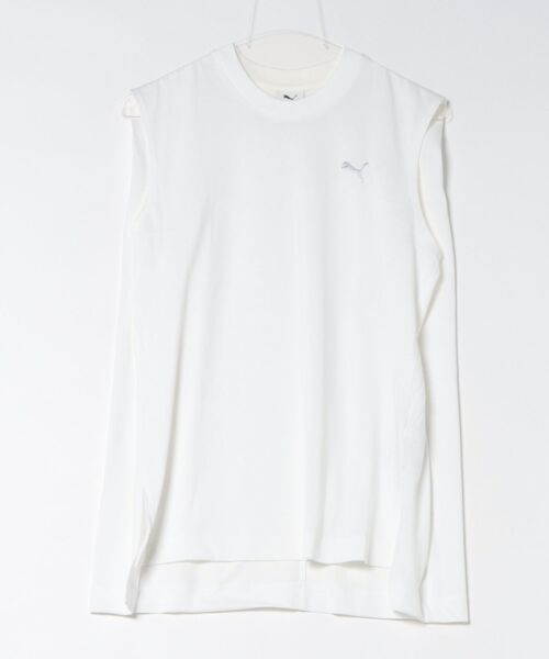 PUMA(プーマ)の「《PUMA》ESS ELEVATED MX SL Tシャツ(Tシャツ/カットソー・レディース・ブラック/ホワイト・XL/L/M/S)」の2枚目の写真