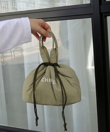 colleca la（コレカラ）の「［保冷＆保温］ふわふわ巾着ランチバッグ（お弁当箱）」