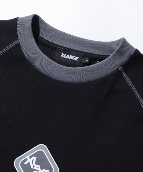 XLARGE（エクストララージ）の「COLOR SCHEME RAGLAN S/S TEE（Tシャツ/カットソー・メンズ・ブラック/ホワイト/グレー・S/M/L/XL）」の4枚目の写真