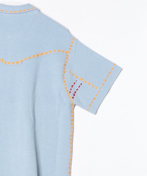 PHINGERIN（フィンガリン）の「PHINGERIN/フィンガリン/別注SUMMER PG1 WESTERN SHIRT（シャツ/ブラウス・メンズ・ブルー・S/M）」の3枚目の写真