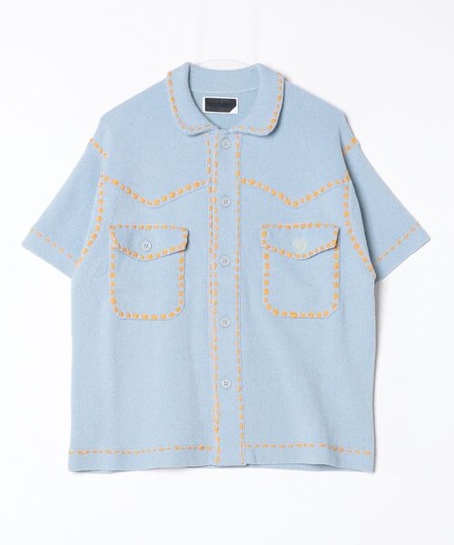 PHINGERIN（フィンガリン）の「PHINGERIN/フィンガリン/別注SUMMER PG1 WESTERN SHIRT（シャツ/ブラウス・メンズ・ブルー・S/M）」の8枚目の写真