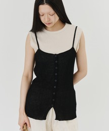 peplum knit tops/ペプラムニットトップス（ニット/セーター）｜OLUN