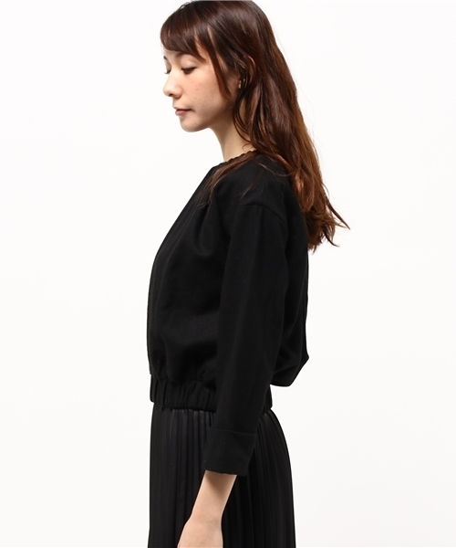 OUTLET（アウトレット）の「【WHO'S WHO gallery】SVセットアップTOPS（Tシャツ/カットソー・レディース・ブラック/グレー/ベージュ・FREE）」の5枚目の写真