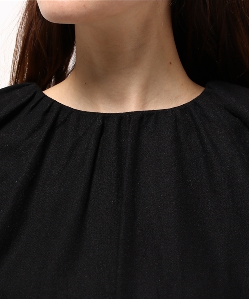 OUTLET(アウトレット)の「【WHO'S WHO gallery】SVセットアップTOPS(Tシャツ/カットソー・レディース・ブラック/グレー/ベージュ・FREE)」の7枚目の写真
