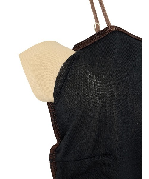 Ameri（アメリ）の「CURVE DETAIL SWIM WEAR（水着・レディース・テラコッタ/ブラウン/ライトブルー・SMALL/MEDIUM）」の12枚目の写真