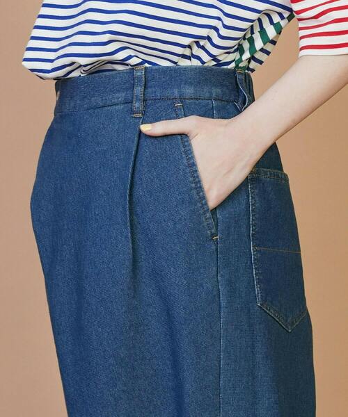 FRAPBOIS(フラボア)の「メッシュデニム パンツ(その他パンツ・レディース・ブルー/ネイビー・2/1)」の3枚目の写真