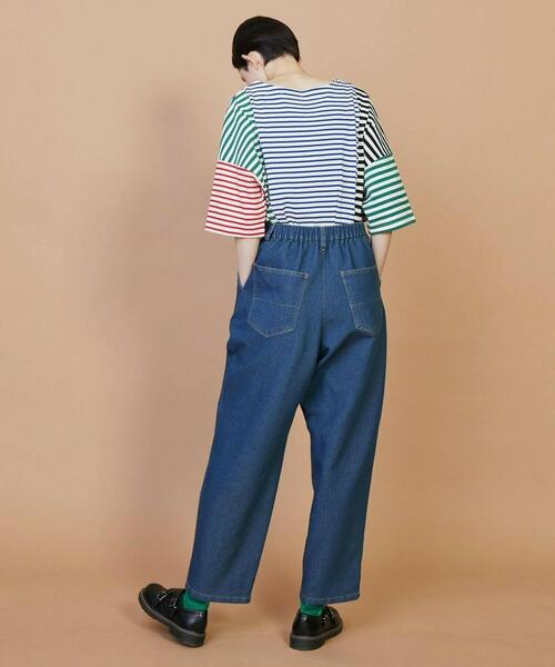 FRAPBOIS(フラボア)の「メッシュデニム パンツ(その他パンツ・レディース・ブルー/ネイビー・2/1)」の5枚目の写真