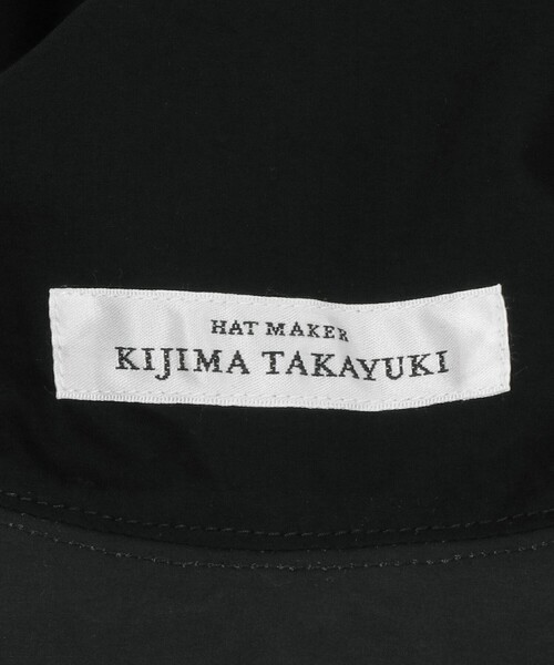 KIJIMA TAKAYUKI（キジマ　タカユキ）の「＜KIJIMA TAKAYUKI＞CTN SOFT ハット（ハット・レディース・ブラック/オフホワイト・FREE）」の17枚目の写真