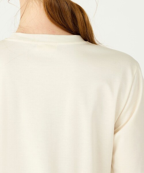 BALLSEY(ボールジィ)の「【WEB限定】ジャージーコンビ ペプラムプルオーバー(Tシャツ/カットソー・レディース・ブラック/アイボリー・S)」の9枚目の写真