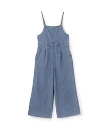 pom ponette junior（ポンポネットジュニア）の「【130cmあり】【接触冷感】デニムサロペット（ワンピース）」