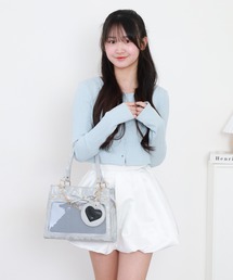 RUCCHE　リボンモチーフシャドープリント推し活2WAYトートバッグ