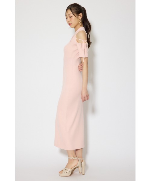 rienda(リエンダ)の「リボン付きアメスリニットワンピース 春服 夏服(ワンピース・レディース・ブルー/ブラック/ピンク・FREE)」の19枚目の写真