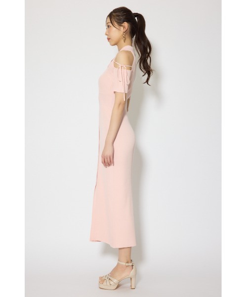 rienda(リエンダ)の「リボン付きアメスリニットワンピース 春服 夏服(ワンピース・レディース・ブルー/ブラック/ピンク・FREE)」の15枚目の写真