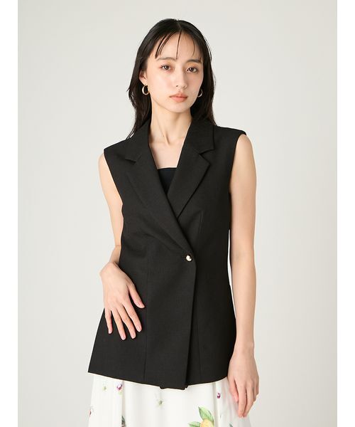 FRAY I.D(フレイアイディー)の「2wayシェイプジレ/ウォッシャブル・防シワ(その他アウター・レディース・ブラック/イエロー/ベージュ・0/1)」の19枚目の写真