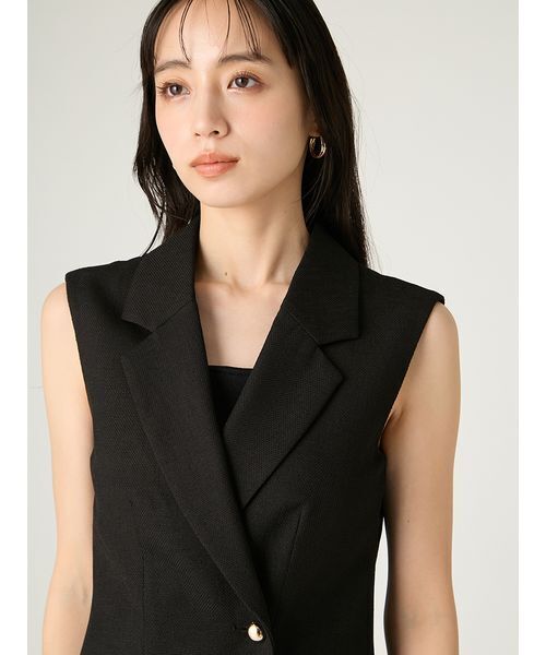 FRAY I.D(フレイアイディー)の「2wayシェイプジレ/ウォッシャブル・防シワ(その他アウター・レディース・ブラック/イエロー/ベージュ・0/1)」の16枚目の写真