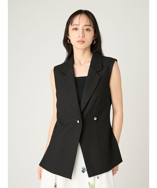 FRAY I.D(フレイアイディー)の「2wayシェイプジレ/ウォッシャブル・防シワ(その他アウター・レディース・ブラック/イエロー/ベージュ・0/1)」の10枚目の写真