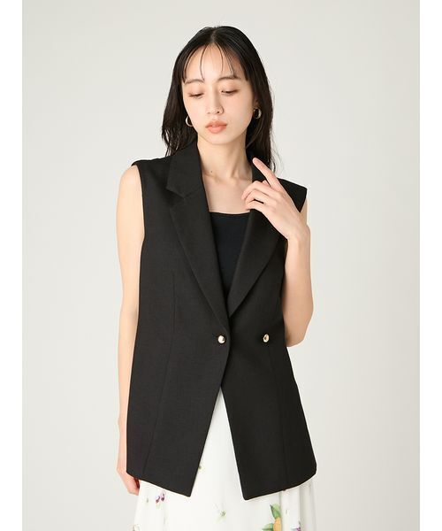 FRAY I.D(フレイアイディー)の「2wayシェイプジレ/ウォッシャブル・防シワ(その他アウター・レディース・ブラック/イエロー/ベージュ・0/1)」の9枚目の写真