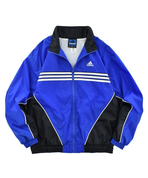 90約Lサイズ  originals アディダス トラックジャケット USED】90's adidas ナイロン トラックジャケット（ナイロンジャケット