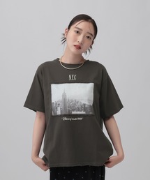 LEPSIM | フォトパッチプリントT 667197(Tシャツ/カットソー)