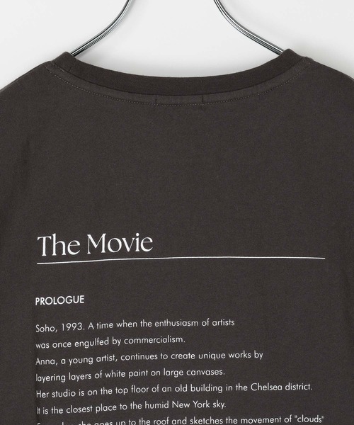 LEPSIM(レプシィム)の「フォトパッチプリントT 667197(Tシャツ/カットソー・レディース・オフホワイト/チャコール/イエロー・FREE)」の9枚目の写真