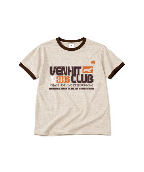 VENHIT(ベンヒット)の「ドッグウォークリング半袖Tシャツ(Tシャツ/カットソー・レディース・クリーム/スカイブルー/ライトグレー・MEDIUM/LARGE)」の3枚目の写真