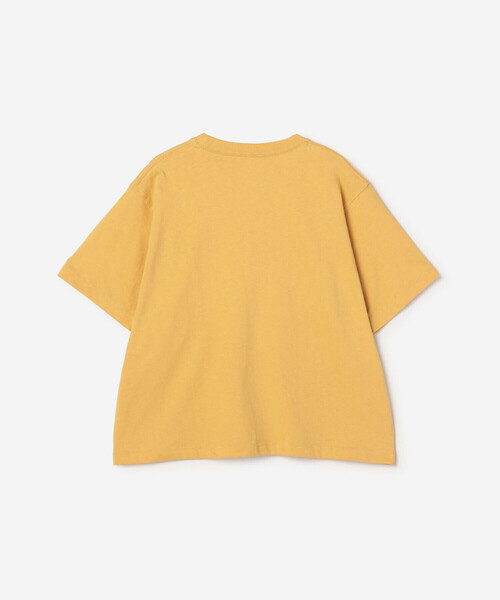 DANTON(ダントン)の「DANTON | コットン天竺 ショートTシャツ SOLID WOMEN(Tシャツ/カットソー・レディース・ホワイト/オレンジ・M)」の4枚目の写真