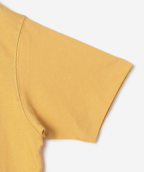 DANTON(ダントン)の「DANTON | コットン天竺 ショートTシャツ SOLID WOMEN(Tシャツ/カットソー・レディース・ホワイト/オレンジ・M)」の6枚目の写真