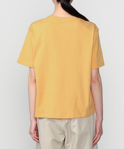 DANTON(ダントン)の「DANTON | コットン天竺 ショートTシャツ SOLID WOMEN(Tシャツ/カットソー・レディース・ホワイト/オレンジ・M)」の11枚目の写真