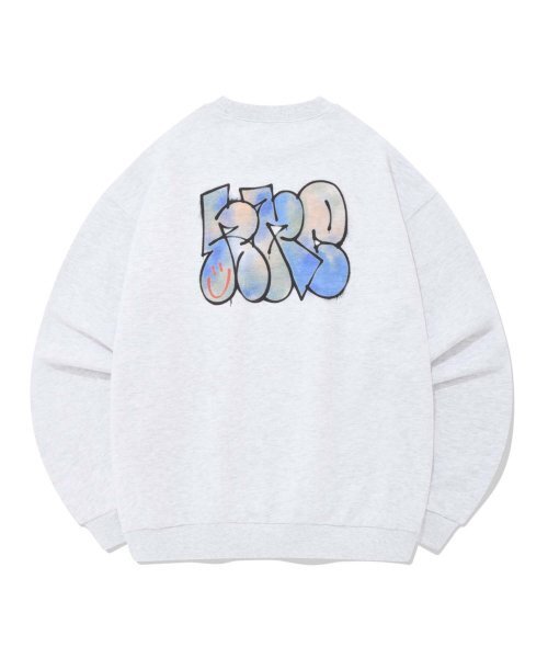 Retriever Club（レトリーバークラブ）の「GRAFFITI RRC CREWNECK [MELANGE GRAY]（スウェット・レディース・その他・MEDIUM/SMALL）」の2枚目の写真