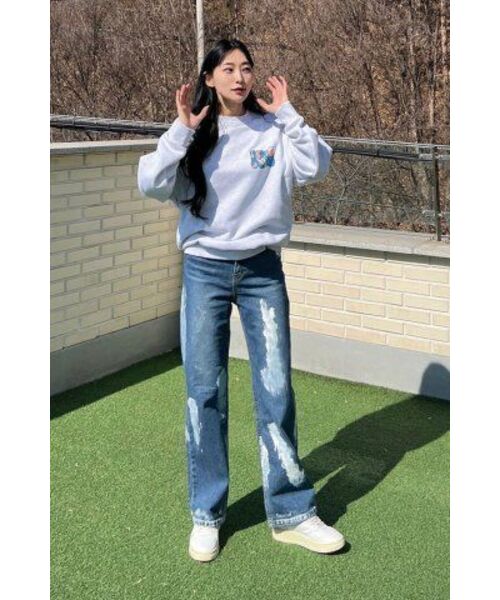 Retriever Club（レトリーバークラブ）の「GRAFFITI RRC CREWNECK [MELANGE GRAY]（スウェット・レディース・その他・MEDIUM/SMALL）」の9枚目の写真