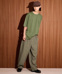 LAKOLE（ラコレ）の「メランジブッチャータックパンツ / 659680（その他パンツ）」