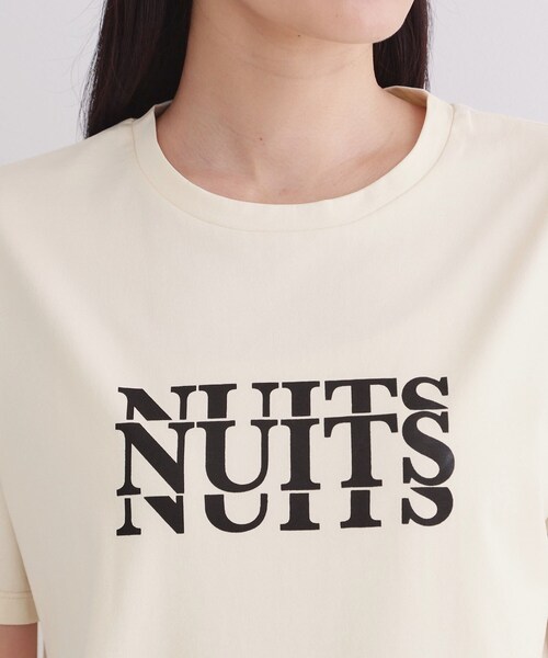 OPAQUE.CLIP(オペークドットクリップ)の「アソートロゴTシャツ【洗濯機OK】(Tシャツ/カットソー・レディース・ネイビー/ホワイト/ライトベージュ・40/38)」の19枚目の写真