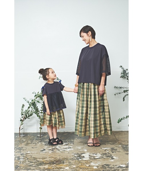 maarook(マルーク)の「チュール3wayチュニックスカート(スカート・キッズ・ベージュ/ネイビー・130cm/120cm/110cm/100cm)」の4枚目の写真