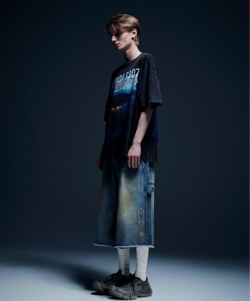 DANKE SCHON(ダンケシェーン)の「DankeSchon/ダンケシェーン/STUDS W-KNEE SHORTS DENIM(デニムパンツ・メンズ・その他4・L/M)」の5枚目の写真