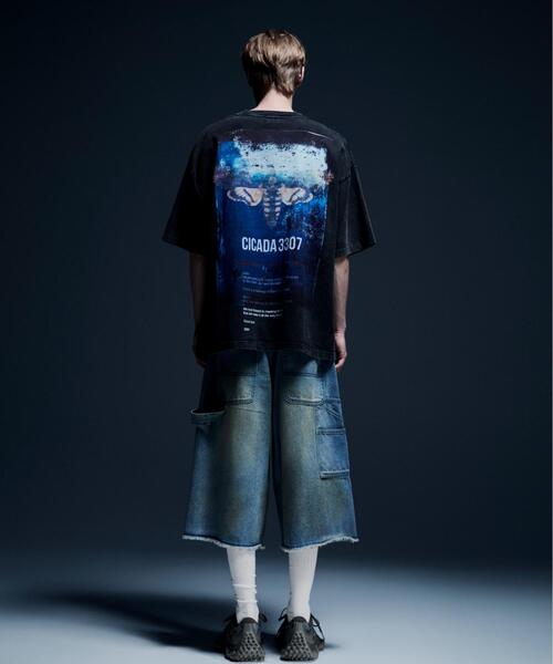 DANKE SCHON(ダンケシェーン)の「DankeSchon/ダンケシェーン/STUDS W-KNEE SHORTS DENIM(デニムパンツ・メンズ・その他4・L/M)」の6枚目の写真