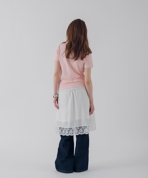 MUHET（ミュエータ）の「layered-look polo shirt / レイヤード風ポロシャツ（ポロシャツ・レディース・ピンク/カーキ/ネイビー・FREE）」の14枚目の写真