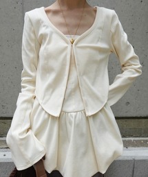 Ameri | MEDI FRONT HOOK RIB CARDIGAN(カーディガン/ボレロ)