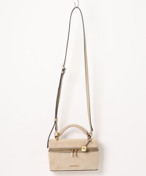 MICHAEL KORS(マイケルコース)の「JANA スエード コンバーチブル クロスボディバッグ エクストラスモール(ショルダーバッグ・レディース・ベージュ系・FREE)」の4枚目の写真