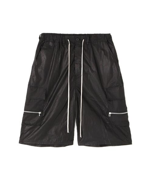 DANKE SCHON(ダンケシェーン)の「【WEB&DEPOT限定】DankeSchon/ダンケシェーン/PAPER COATING CARGO SHORTS(カーゴパンツ・レディース・ブラック・M/L)」の1枚目の写真
