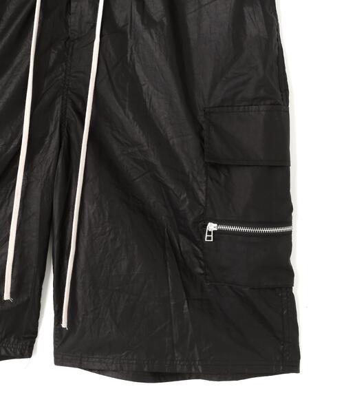 DANKE SCHON(ダンケシェーン)の「【WEB&DEPOT限定】DankeSchon/ダンケシェーン/PAPER COATING CARGO SHORTS(カーゴパンツ・レディース・ブラック・M/L)」の5枚目の写真