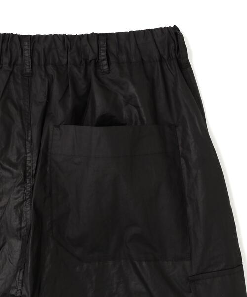 DANKE SCHON(ダンケシェーン)の「【WEB&DEPOT限定】DankeSchon/ダンケシェーン/PAPER COATING CARGO SHORTS(カーゴパンツ・レディース・ブラック・M/L)」の6枚目の写真