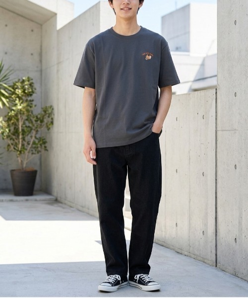 Tom&Jerry(トムアンドジェリー)の「【TOM&JERRY/トムとジェリー】キャラクターバックプリント半袖プリントTシャツ(DRY) ユニセックス(Tシャツ/カットソー・メンズ・オートミール/スミクロ/ライトピンク/サックスブルー・LARGE/MEDIUM)」の16枚目の写真