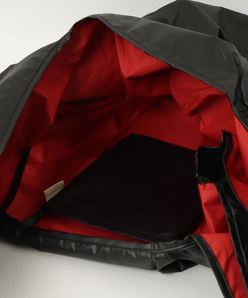 392 plusm(サンキューニプリュスエム)の「392plusm 392PLUSM PU ECO BAG_BIGムジ サンキューニ プリュスエム PU エコバッグ ビッグ(エコバッグ/サブバッグ・メンズ・イエロー/レッド/ブラック/ブルー・ONE)」の6枚目の写真
